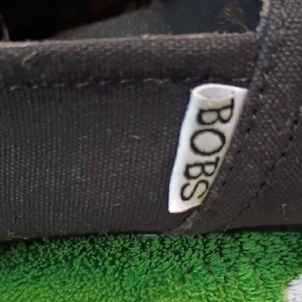 Skechers BOBS Black Slip-On Shoes - Picture 2 of 5
